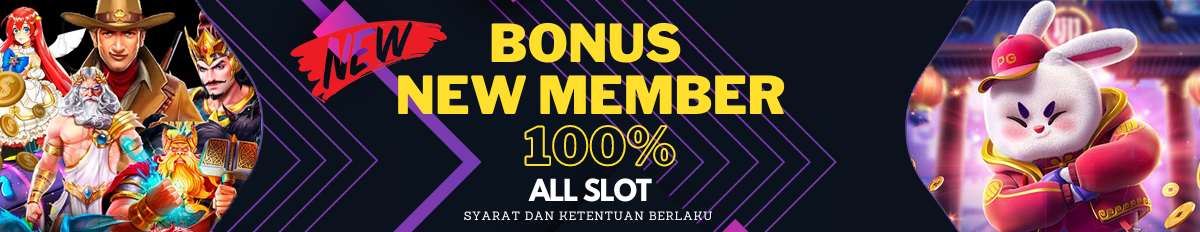 Welcome Bonus New Member 100%